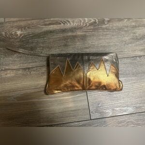 Giovenco leather/Metallic Clutch Purse for Women  Evening Bag/ made in 🇨🇦